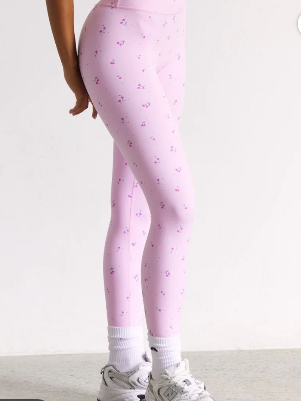 Astoria Activewear Luxe Blossom Cherry Print Leggings Small